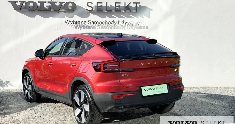 Volvo C40 cena 269900 przebieg: 2215, rok produkcji 2023 z Warszawa małe 436